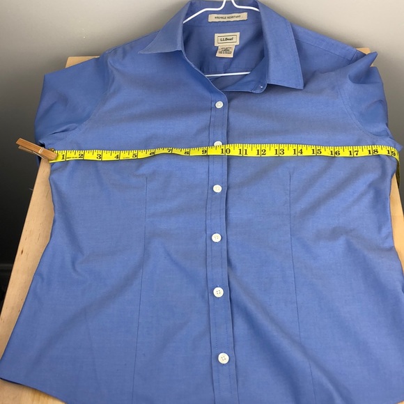 LL Bean blue shirt for women, Wrinkle Resistant, Size Woman US XS - Picture 6 of 8